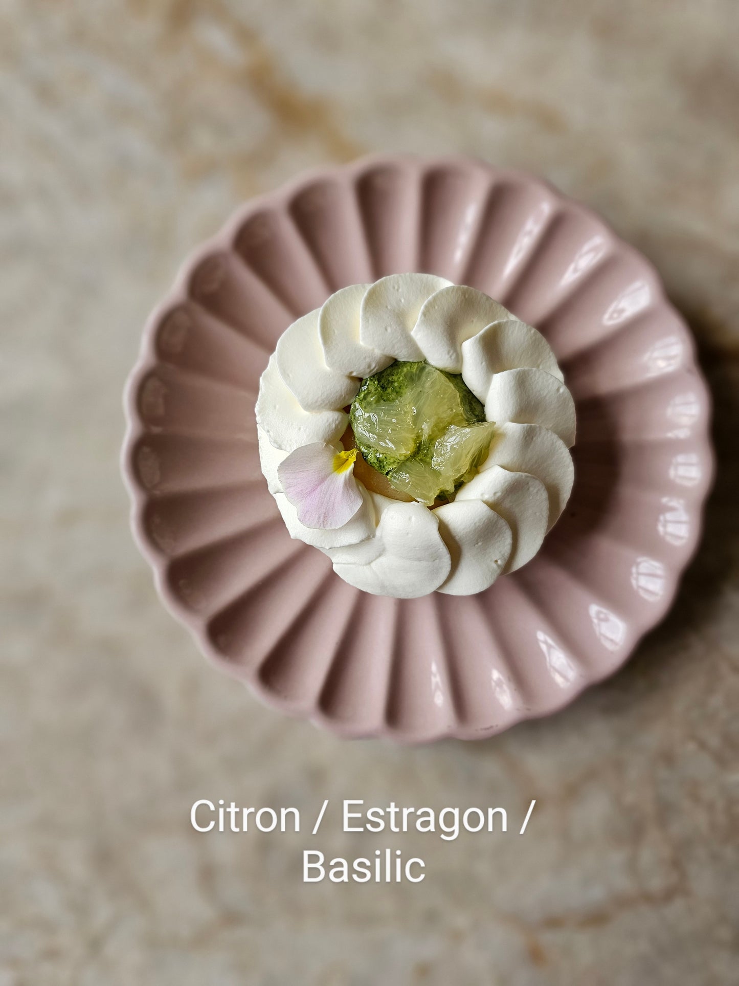Pavlova individuelle, Format Dégustation